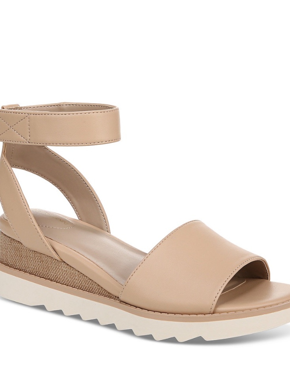 New in Box Giani Bernini Women’s Ankle-Strap Open-Toe Sandals in Nude